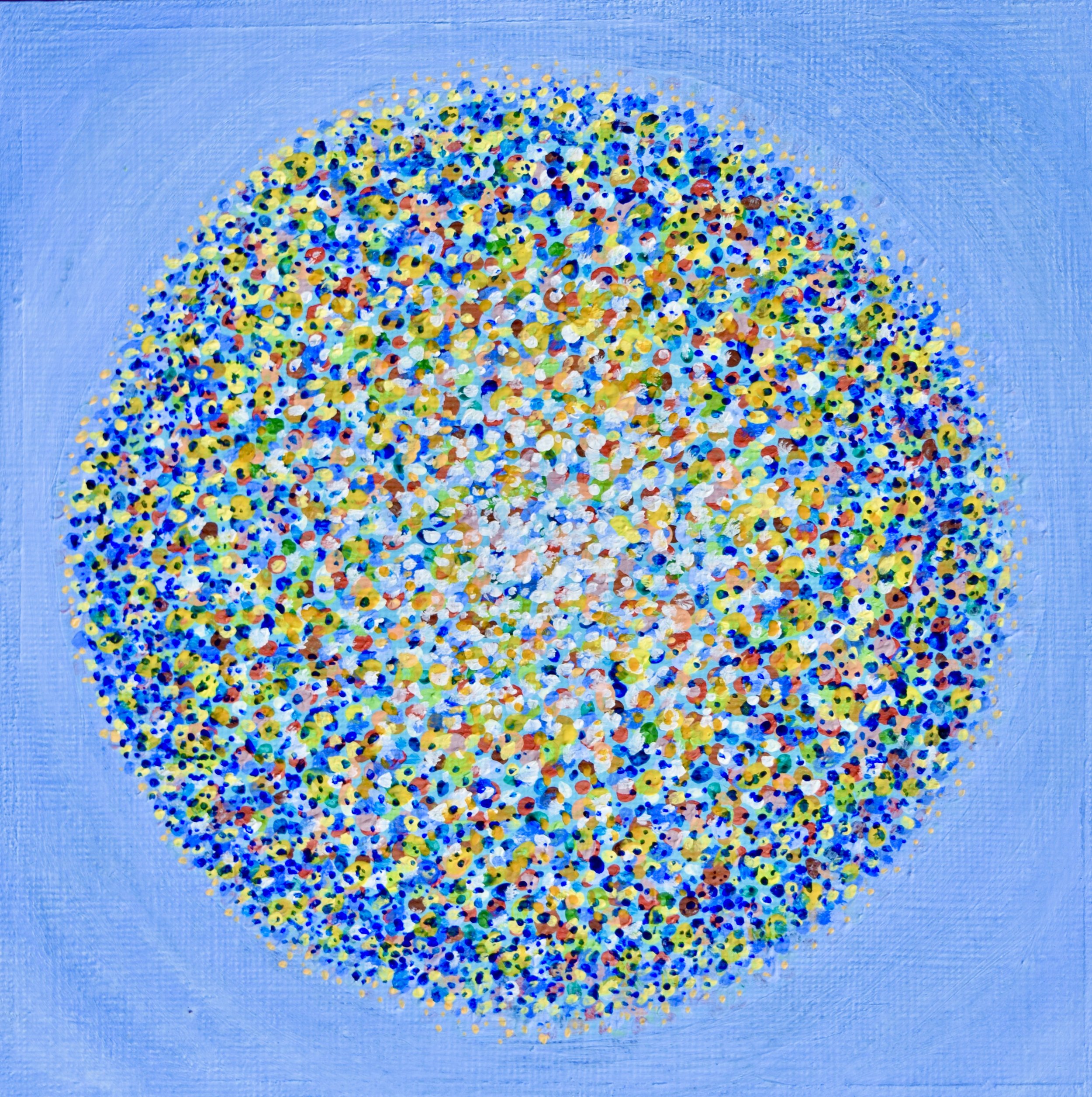 Centering, 2020, acrylic on canvas, 6 x 6"