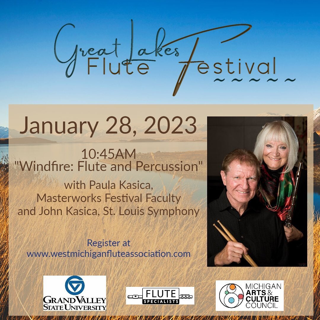 Join performers Paula and John Kasica for &ldquo;A Short Tour Around the World&rdquo;. Paula and John have toured the world as &quot;WINDFIRE: Flute &amp; Percussion Spectacular&quot; and they recently released two CDs of their favorite works for flu