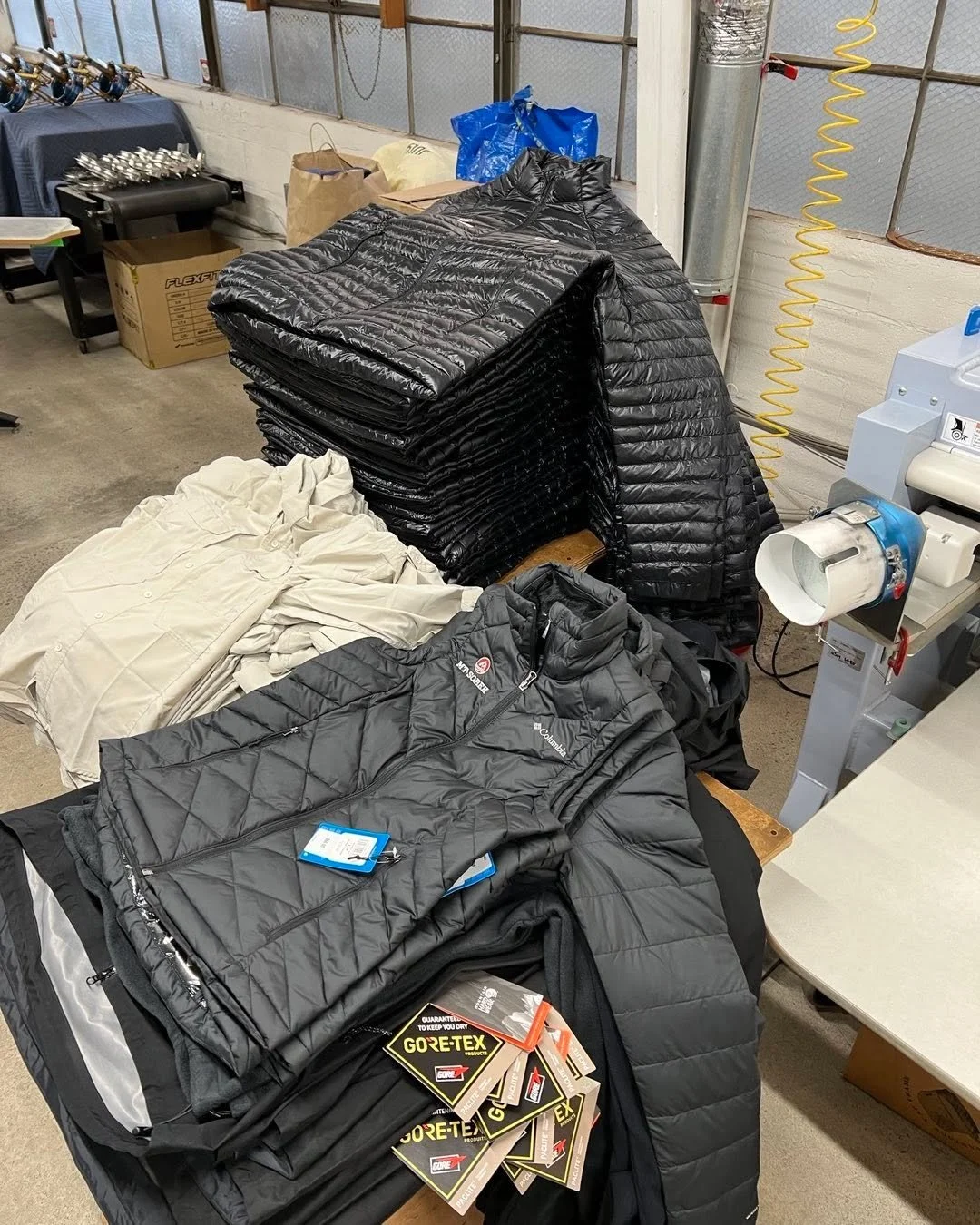 GORE-TEX Jackets, Fleece Jackets, Down Vests and Down Sweaters are what&rsquo;s on Tap at TIEmbroidery today. Tis the Season&hellip;