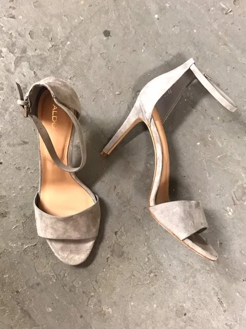 Aldo Taupe Suede Shoes