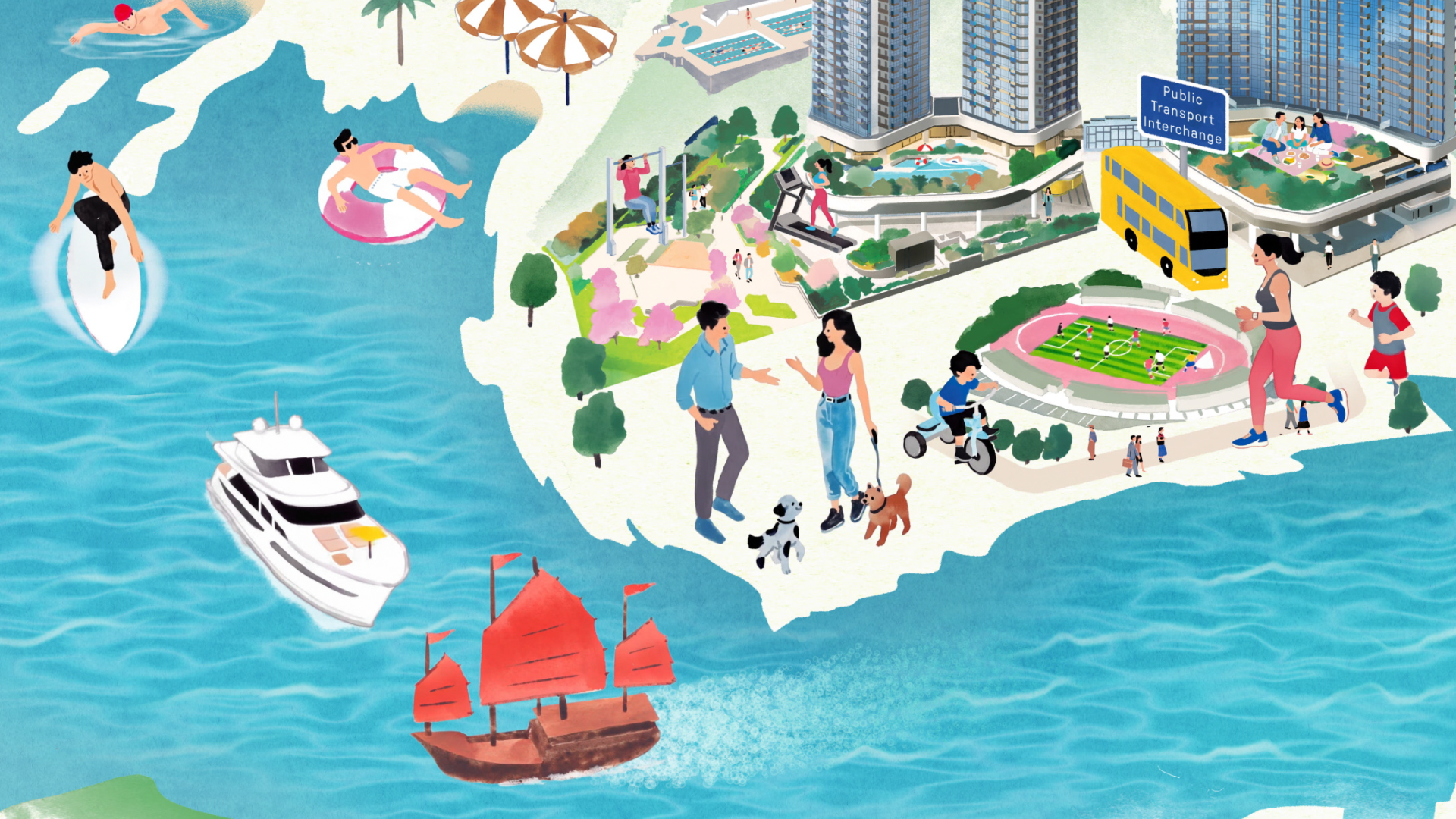 Animation for The Headland Residences 海德園