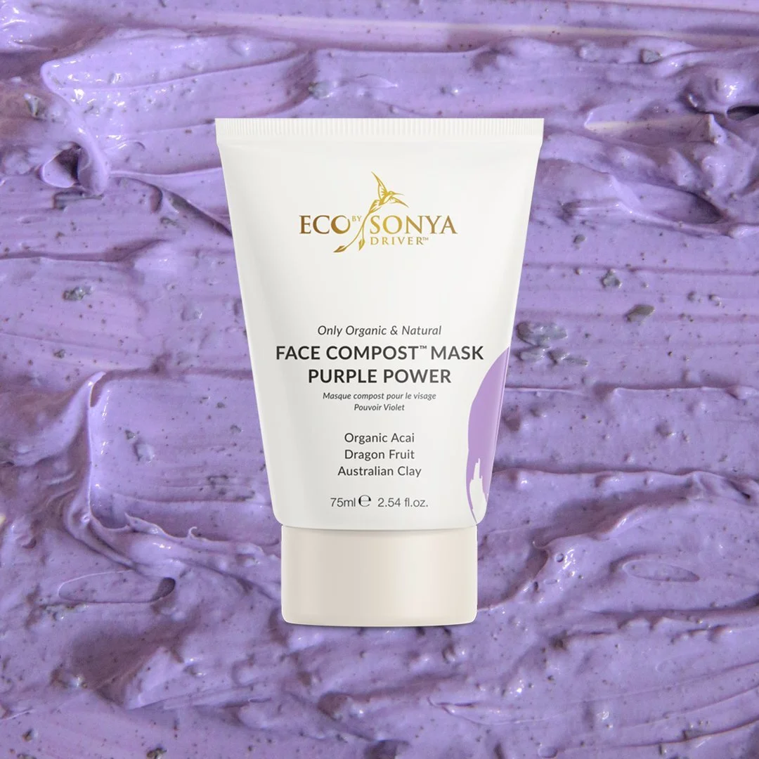 Eco Tan Face Compost Mask Purple Power