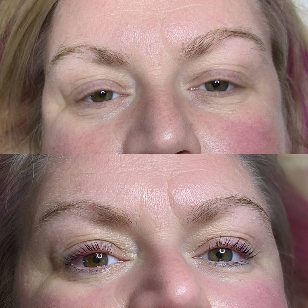Those bright eye feels after a lash lift 🙌