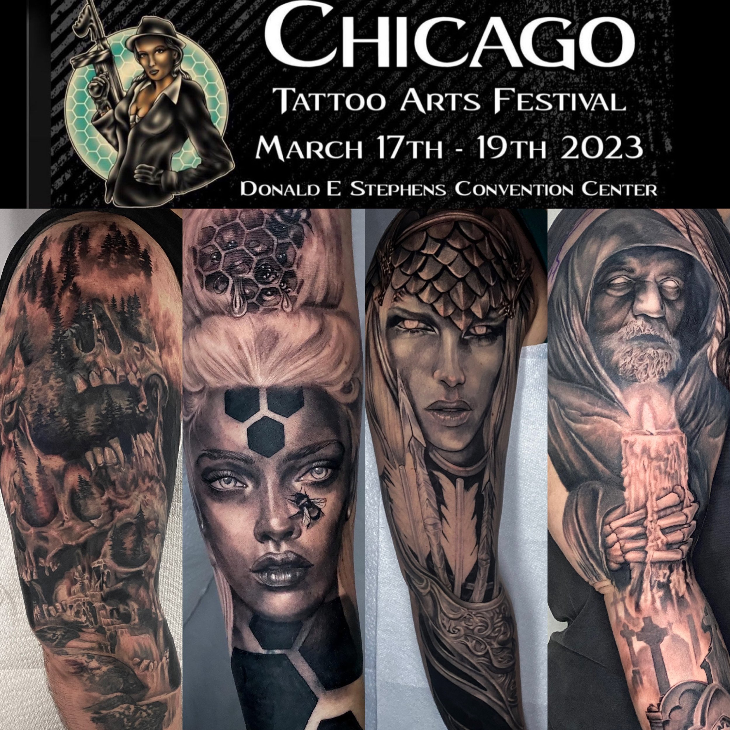 Chicago Tattoo Arts Convention Mar 2024 Chicago Tattoo Arts Festival  Rosemont USA  Trade Show