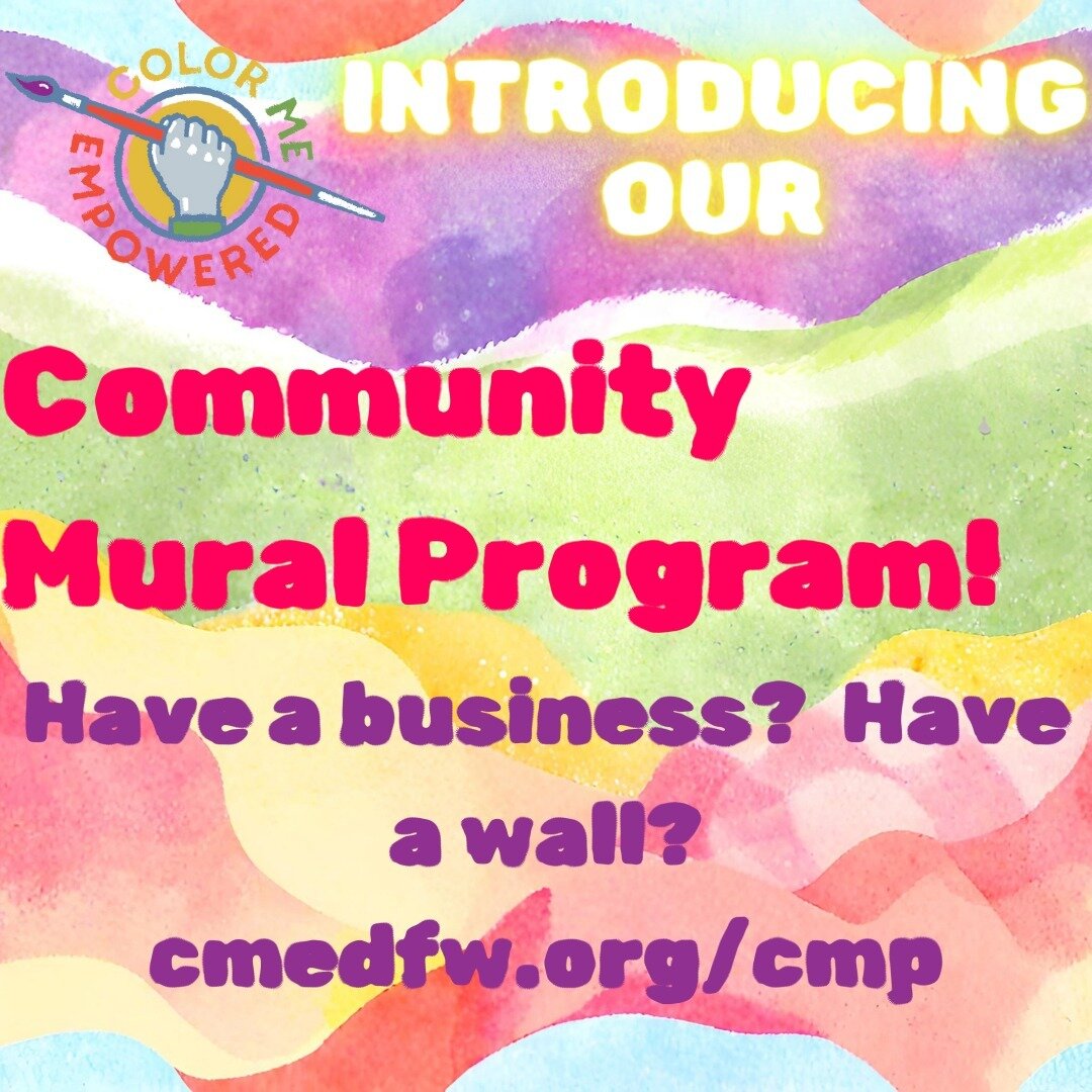 CME is thrilled to introduce our Community Mural Program. Local businesses can now submit applications to have a mural painted on a wall of their choice by our team, free of charge! We will choose one business every quarter. To be considered, visit c