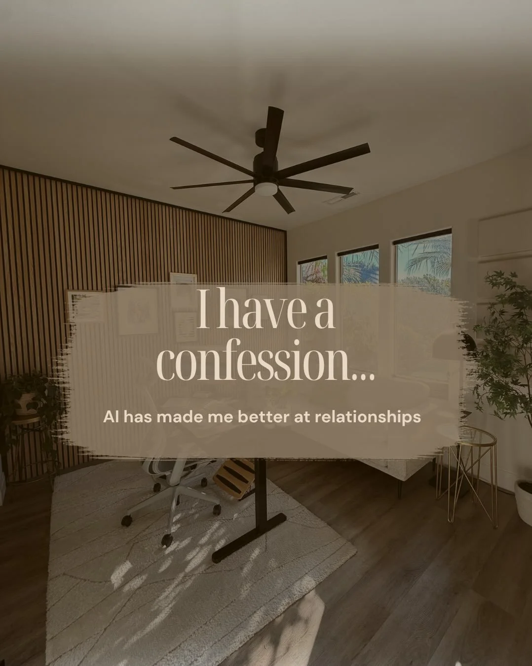 AI has helped me with so much 🙈 like truly, it is so wild what it can do.

Lately I&rsquo;ve been settling in with letting it support, organize, analyze and build, while allowing me space to do what humans do best: think, create and connect with oth
