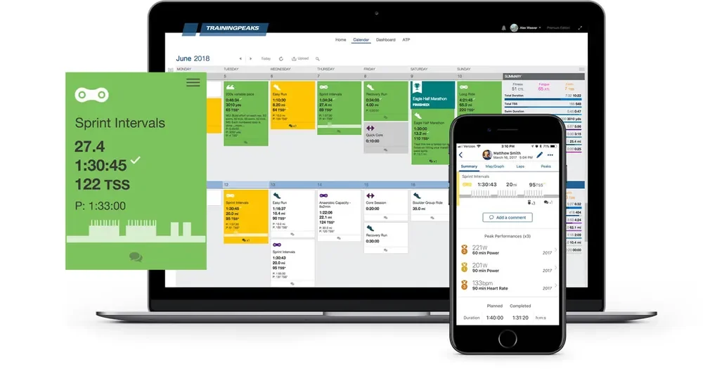 TrainingPeaks run coaching software
