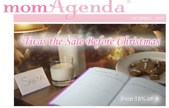 momAgenda Christmas Sale