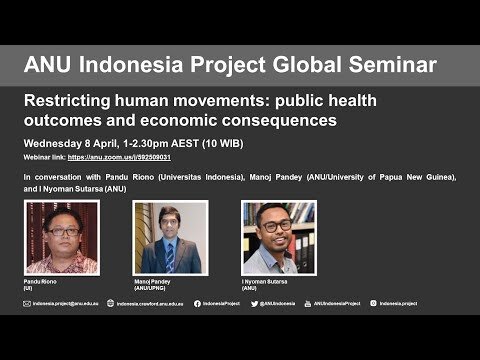 Restricting human movements: public health outcomes and economic consequences