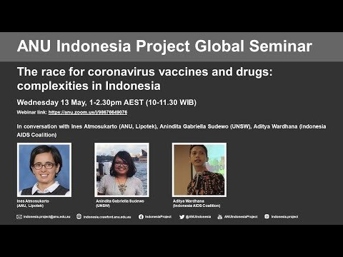 The race for coronavirus vaccines and drugs: complexities in Indonesia