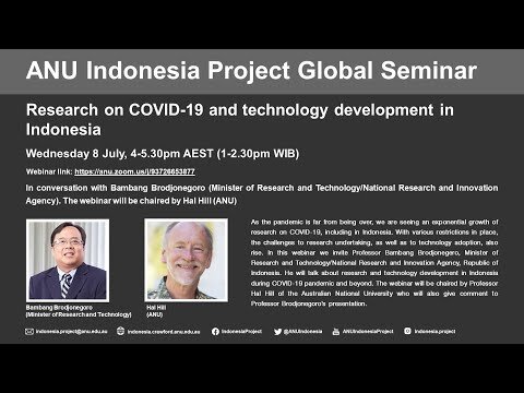 Research on COVID-19 and technology development in Indonesia