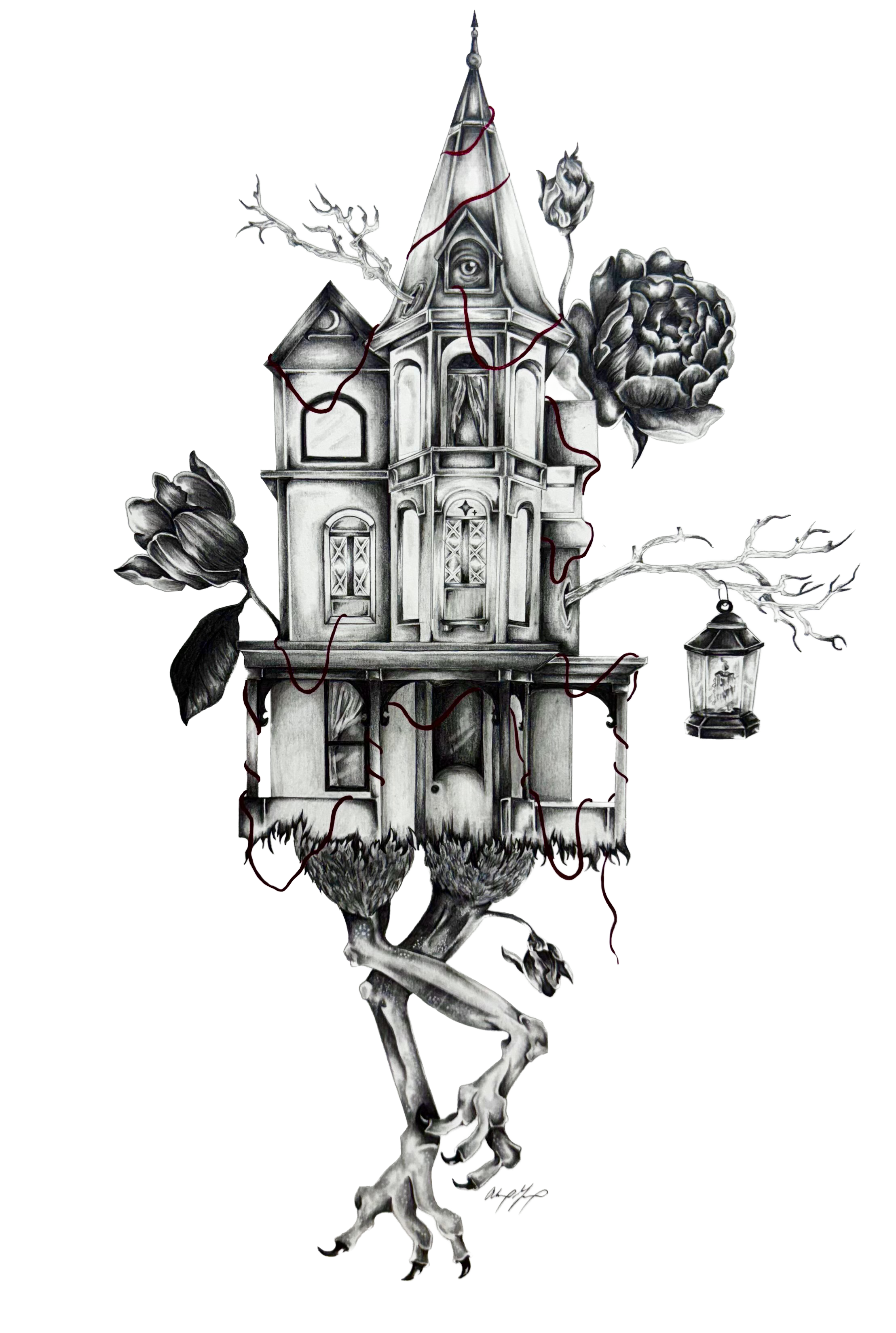 AlexandreaGowan_BabayagaAndHerVictorianHouse.png