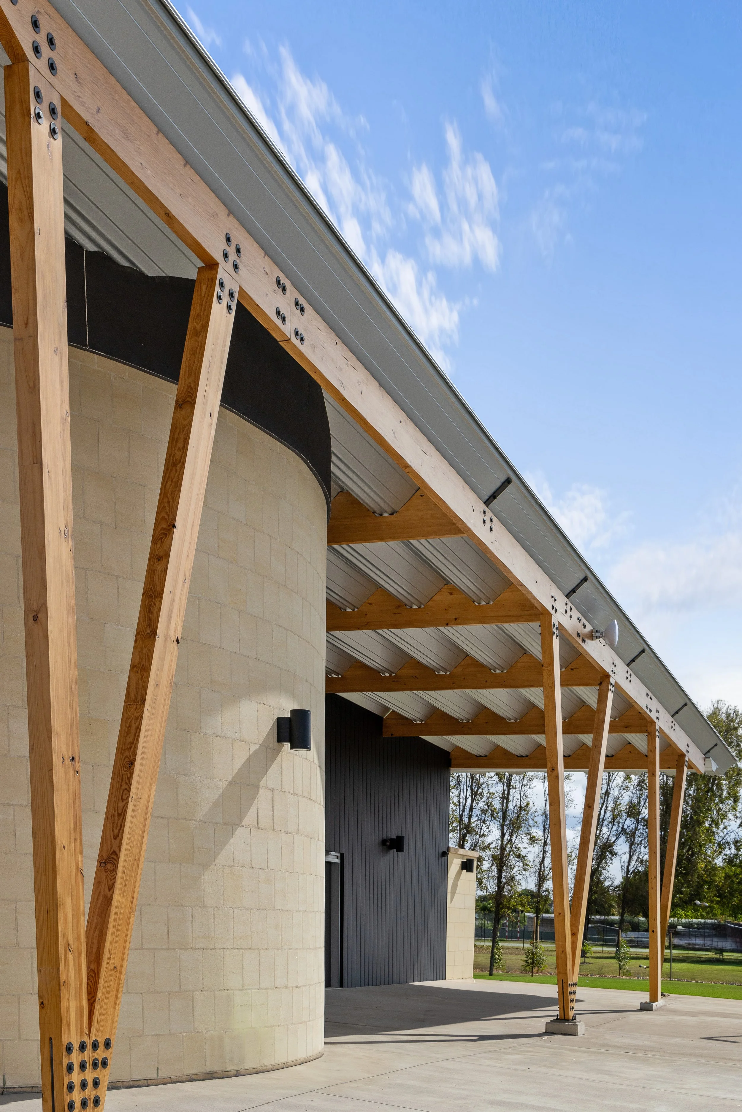Cladding Council Wattle Range Council Service Centre — SpantechNZ - Innovative wide-span ...