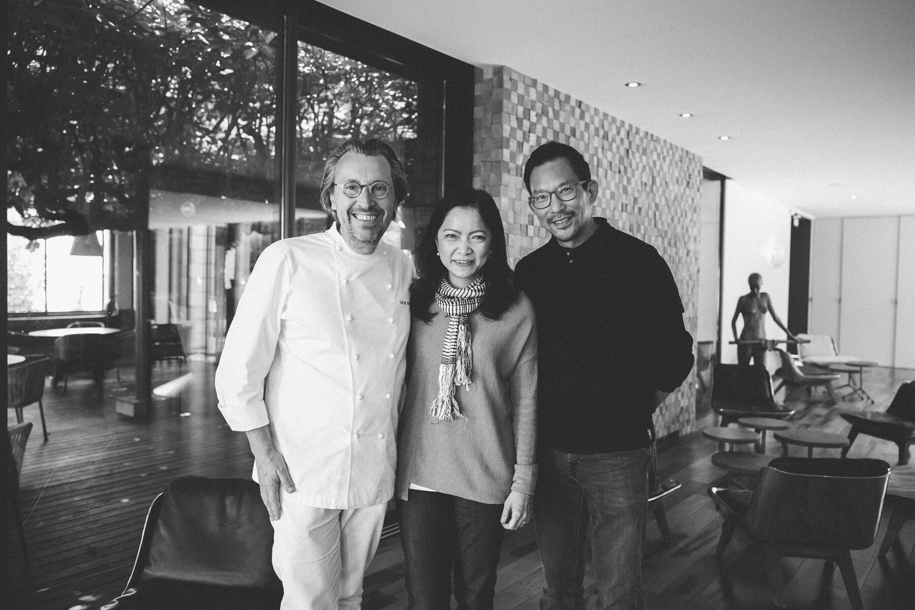 With the chef, Laurent Petit, himself!