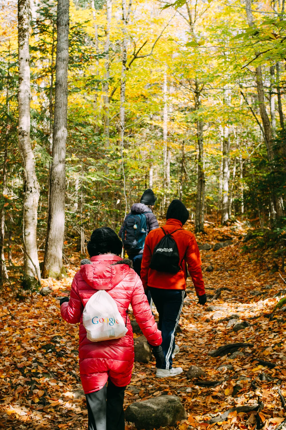 Weather was on the colder side, but it quickly got warmer as we started moving.