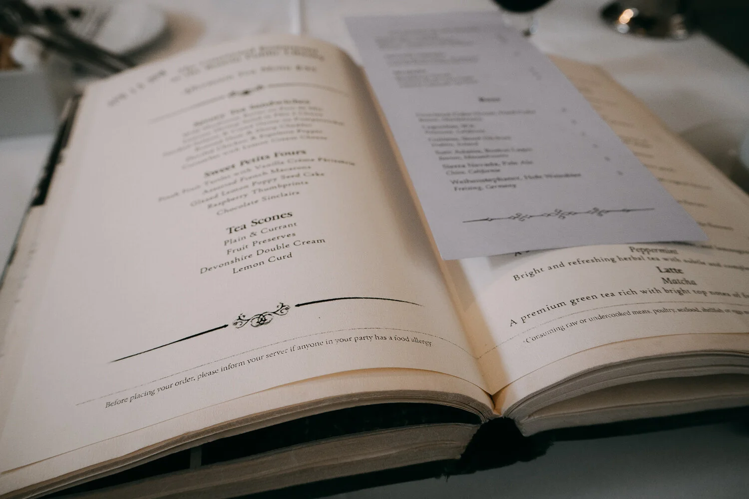 Afternoon tea inside the Boston Public Library! (The Courtyard)