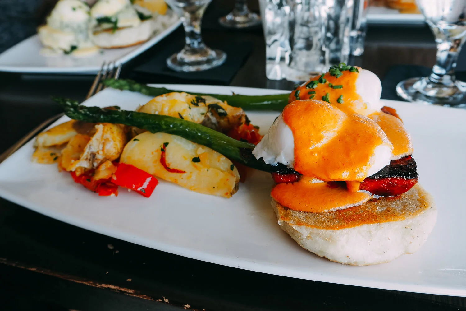 Chorizo Eggs Benedict