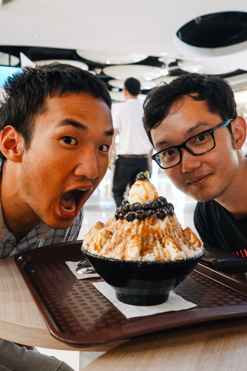 Bing-soo! (Korean shaved-ice dessert which is becoming very popular in Bangkok)
