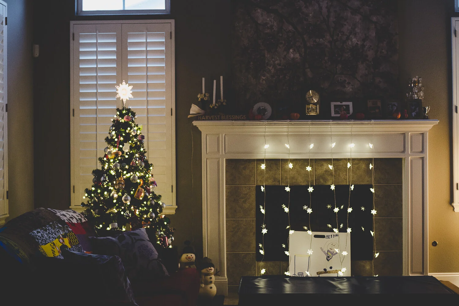 Festive home.