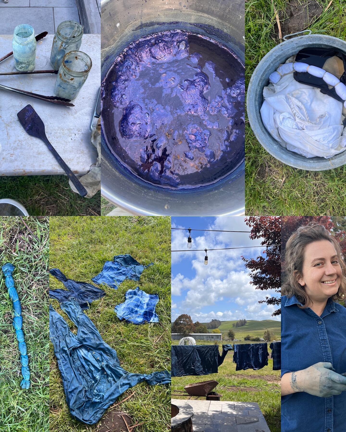 Lunch and Dye on Piano Farm with @bricopress. So excited to be in development of a fun opportunity to learn about and practice with an Indigo dye vat at our one day workshop/ farm retreat coming this July. More soon!
#indigodying #craftretreat #lunch