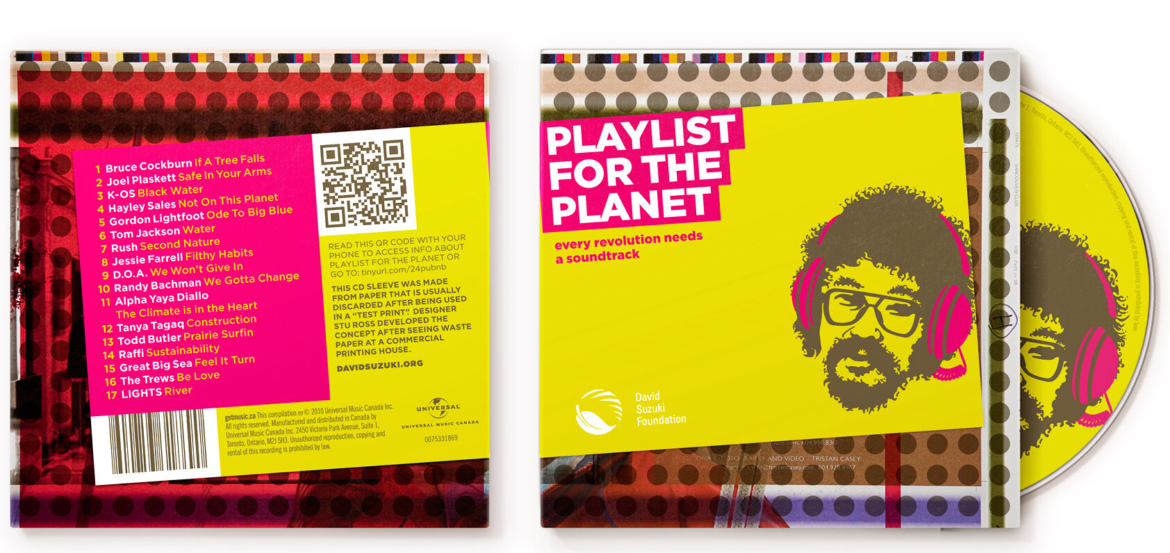  Short-run eco-driven CD pack utilizing discarded press sheets 