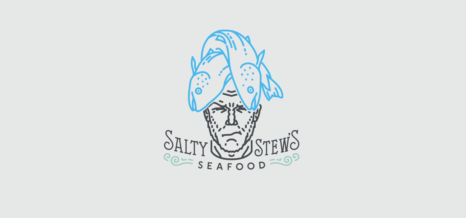 Lastly, another fish head logo