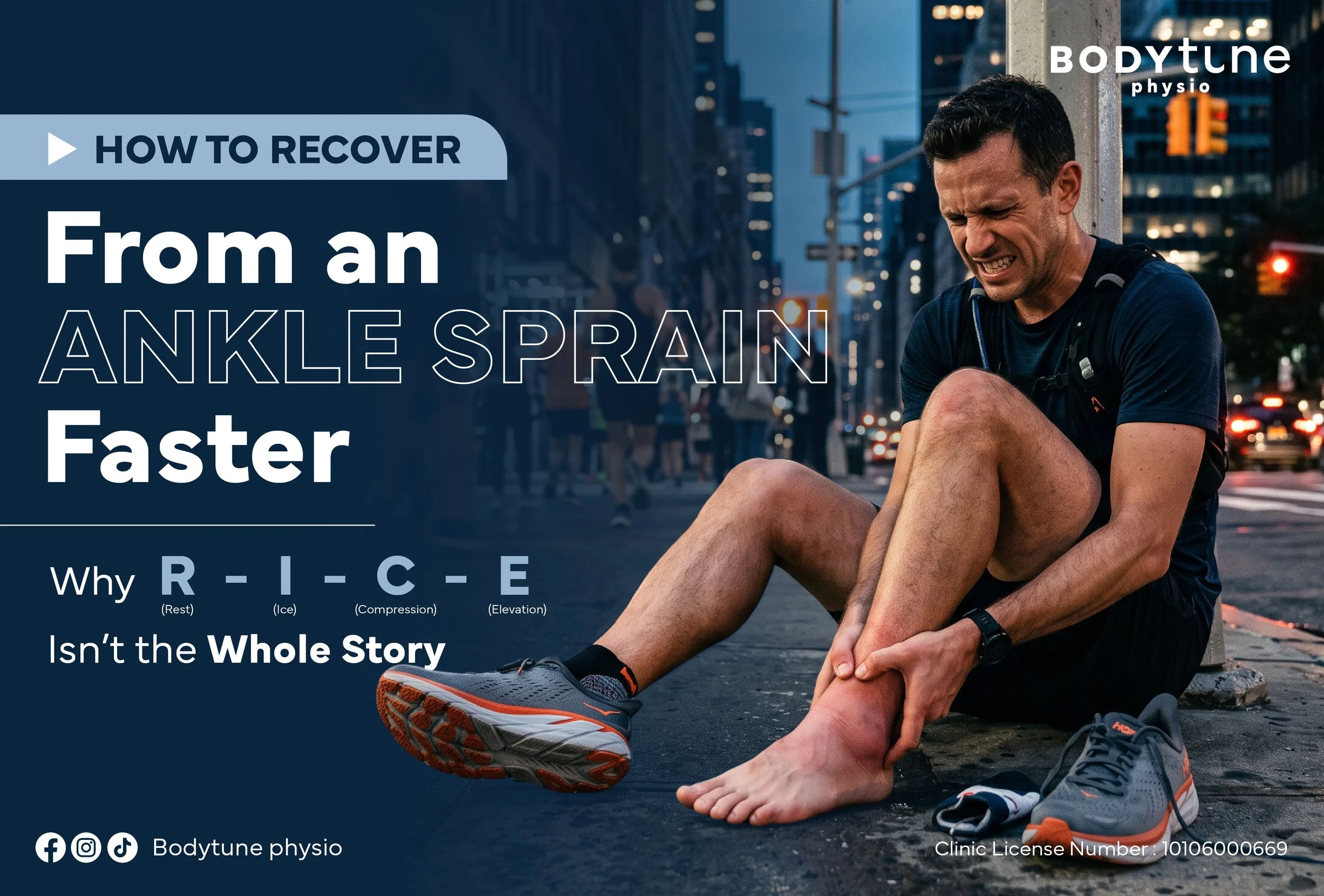 How to Recover From an Ankle Sprain Faster: Why RICE Isn’t the Whole Story