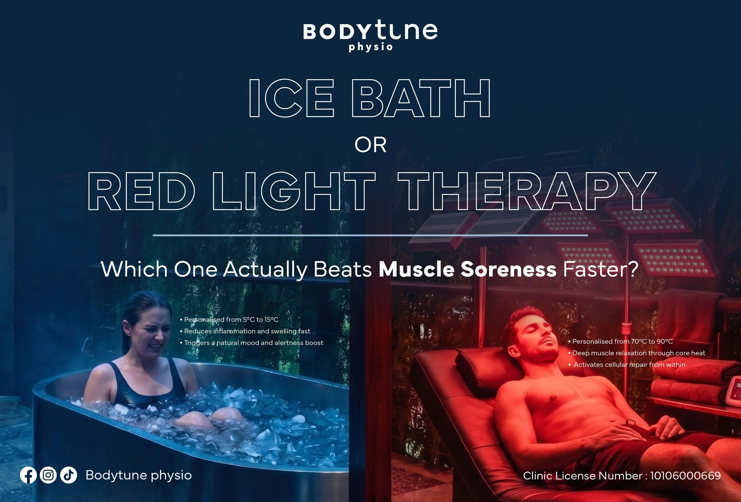Ice Bath or Red Light Therapy: Which One Actually Beats Muscle Soreness Faster?