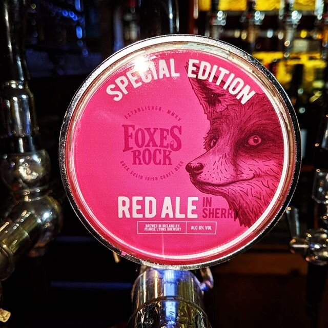 In on our rotation tap we have added a special edition @thefoxesrock #sherrycast #redale - coming it at a whopping 8% it&rsquo;s not for the faint hearted! -
-
-
-
-
-
-
-
-
- -
#dublin #dublinpubs #beer #beerstagram #ale #realalebrewing #brewing #du