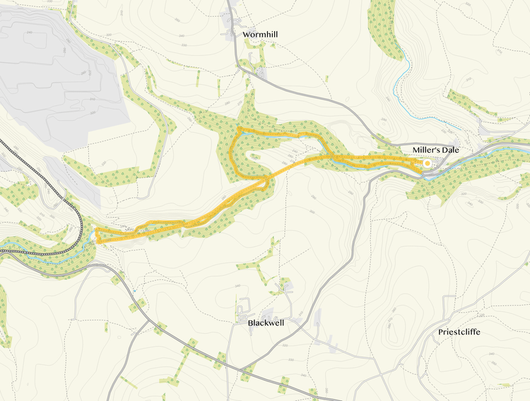 Chee Dale Stepping Stones Walk and Map — Local Walks