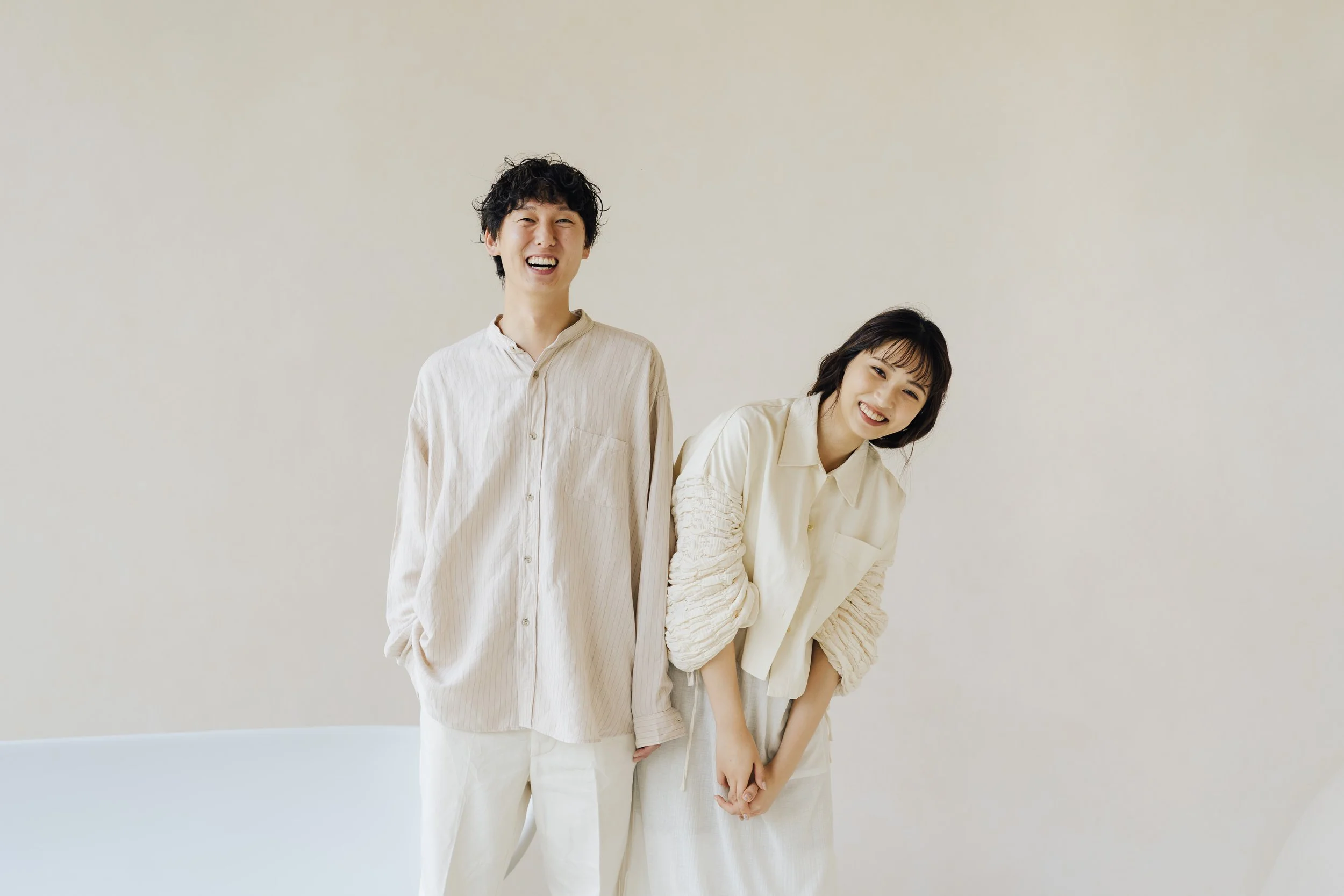 ポートレート 家族の肖像画 A4 2人と1匹 ポートレート 家族の肖像画 A4 2人と1匹