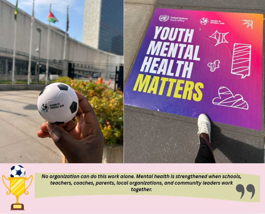 One world, one game, one goal: 7 key takeaways from the Youth Mental Health Matters UN Youth event.
