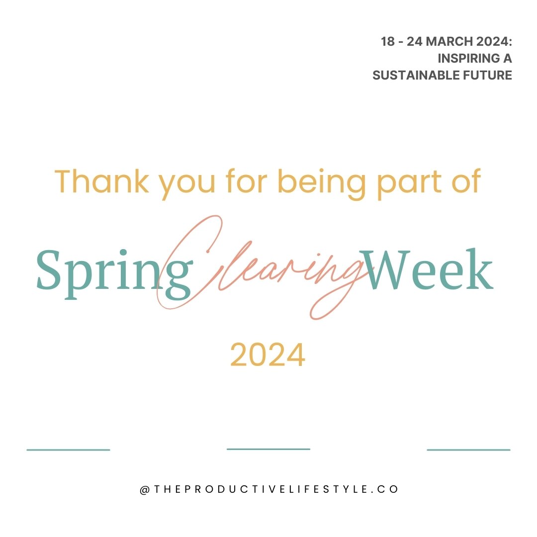 Day 7: A Brighter Future Starts Now!
Congratulations on making a difference! By decluttering, you've contributed to a healthier planet for generations to come. 
&bull;
&bull;
&bull;
&bull;
#SpringClearingWeek #MentalHealthMatters #GreenLiving #declut
