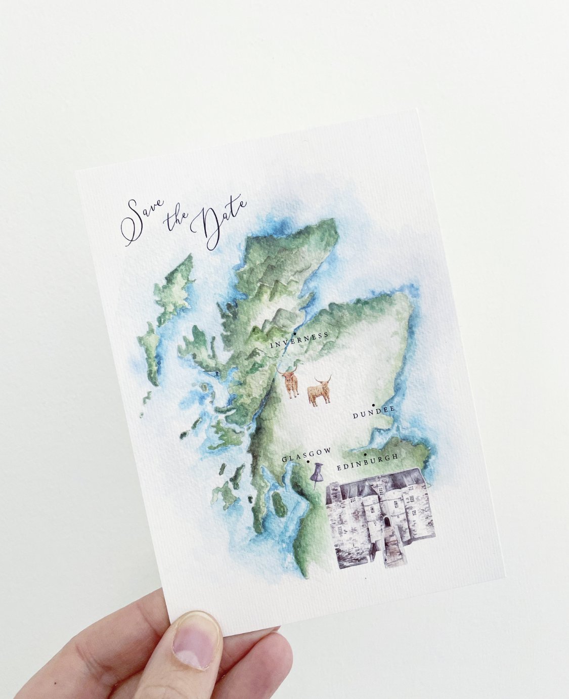 Wedding invite map directions