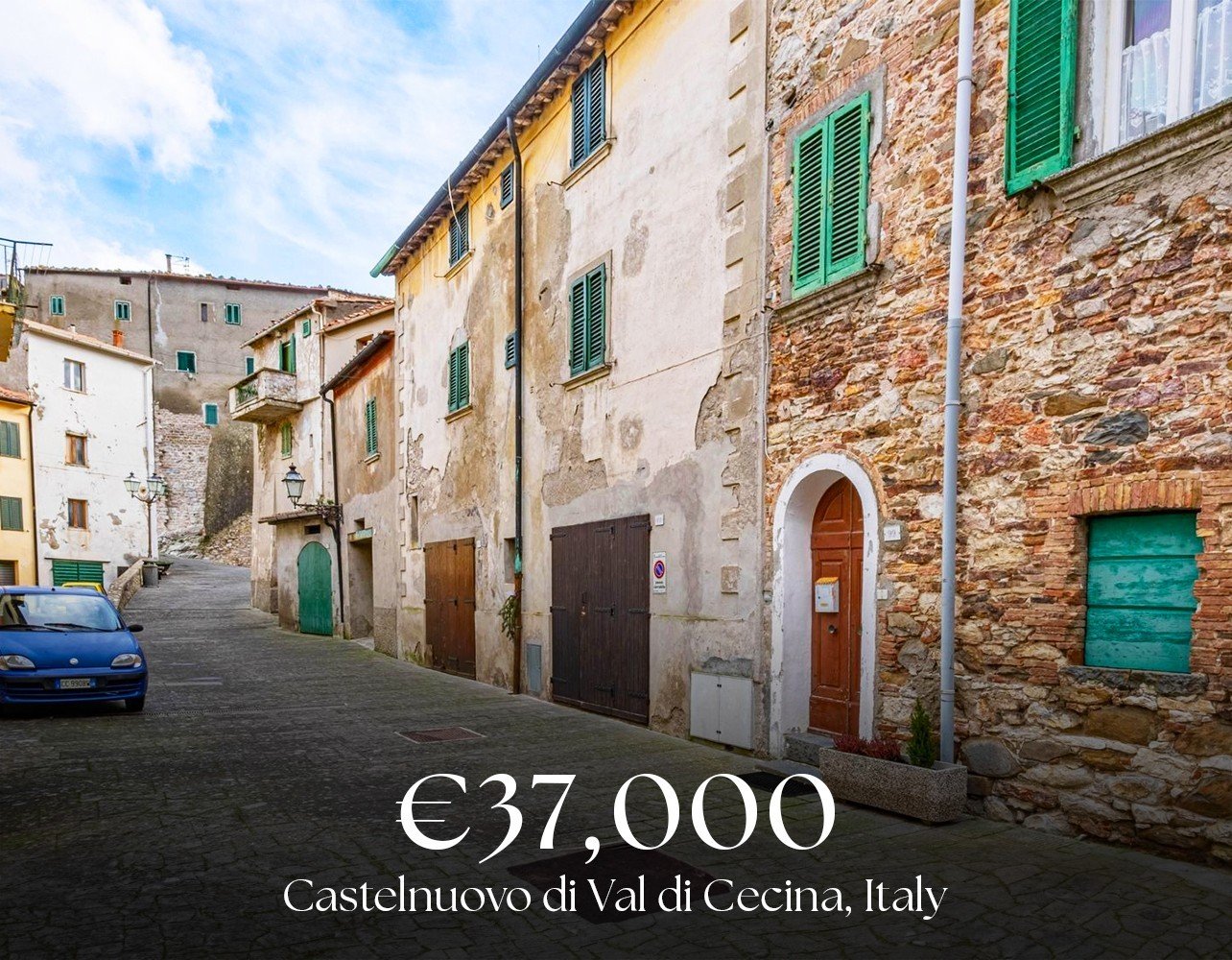 Set your sights on a unique opportunity in the heart of Castelnuovo di Val di Cecina with this inviting duplex. With its vintage charm and 1967 origins, this 85 sqm space is a time capsule waiting for a touch of modern magic. Picture yourself strolli