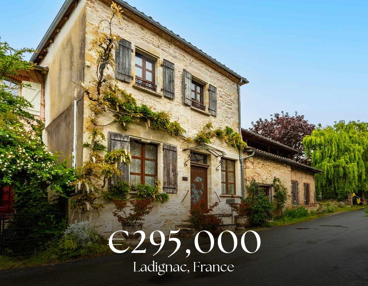 Step into the biggest surprise setting as you enter this enchanting village house nestled by the river Lot and a medieval chateau. The stone walls of this 130 sqm, 3 bedroom whisper tales of yesteryears, while the contemporary interiors add a touch o