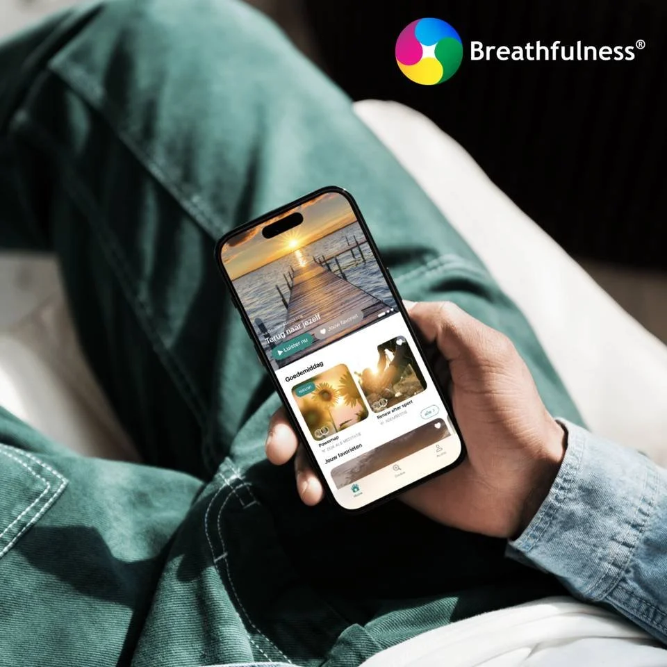 ademen met de Breathfulness-app