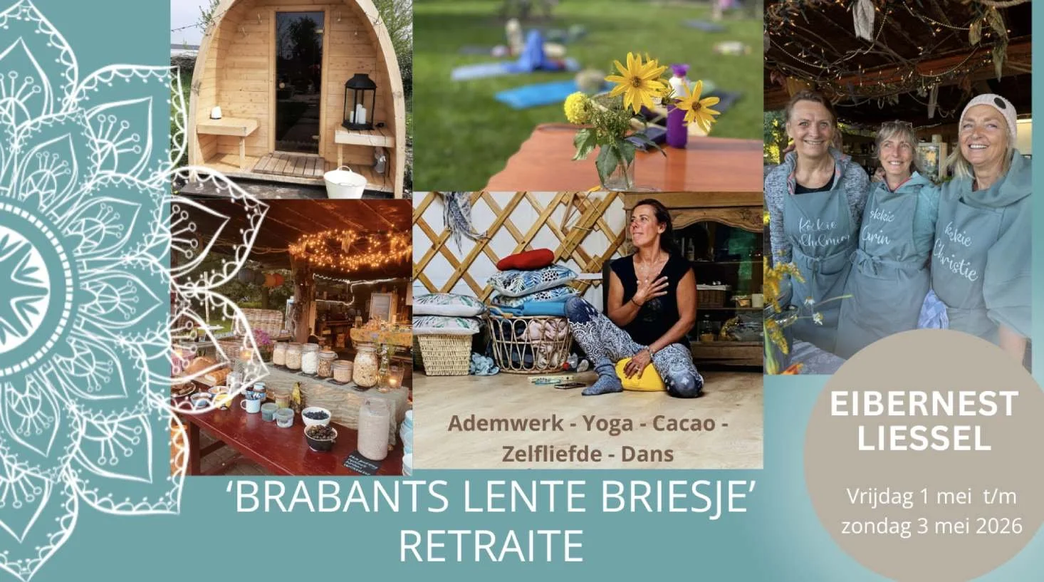 ADEM-Retraiteweekend “Brabants Lente Briesje” - 1 t/m 3 mei op het Eibernest in Liessel
