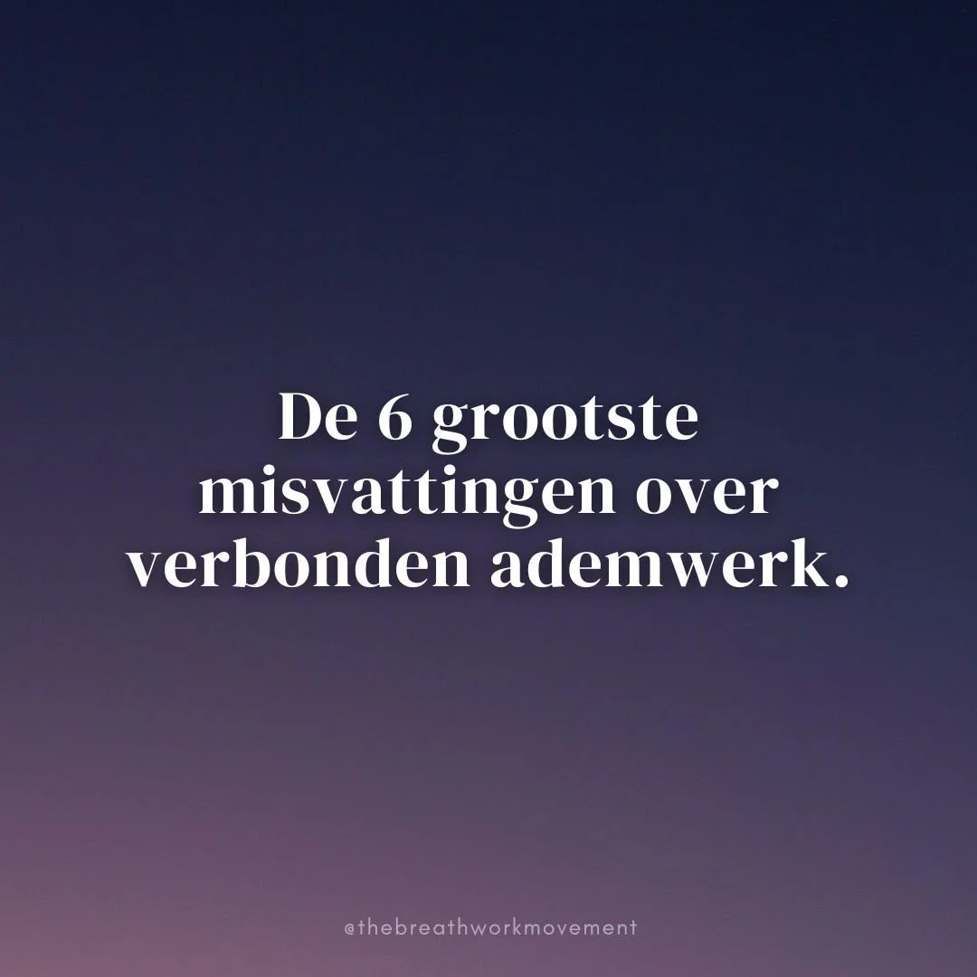 Verbonden ademwerk is een van de meest bijzondere vormen van ademwerk. Maar ook een van de meest verkeerd begrepen.⁠
⁠
En dat komt misschien ook wel door wat je hier soms voorbij ziet komen. Je kunt al snel denken dat het altijd heftig moet zijn. Of 