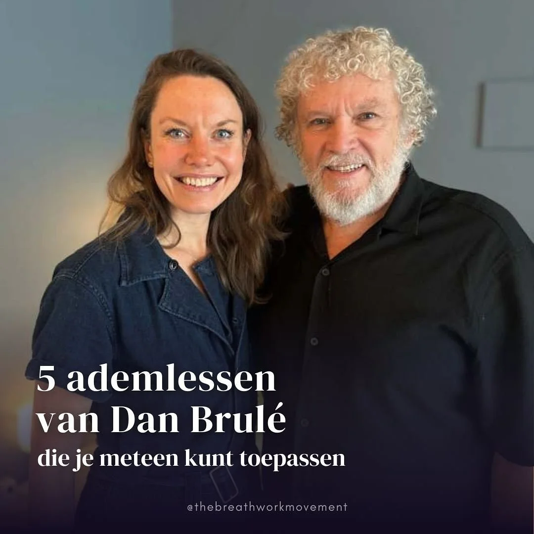 Ik was onlangs op bezoek bij @danbruleofficial. Althans&hellip; hij gaf een week lang sessies en trainingen in de studio van @coraverkuilen in Eindhoven, en ik wilde deze &ldquo;breath master&rdquo; - een van de grondleggers van modern breathwork - e