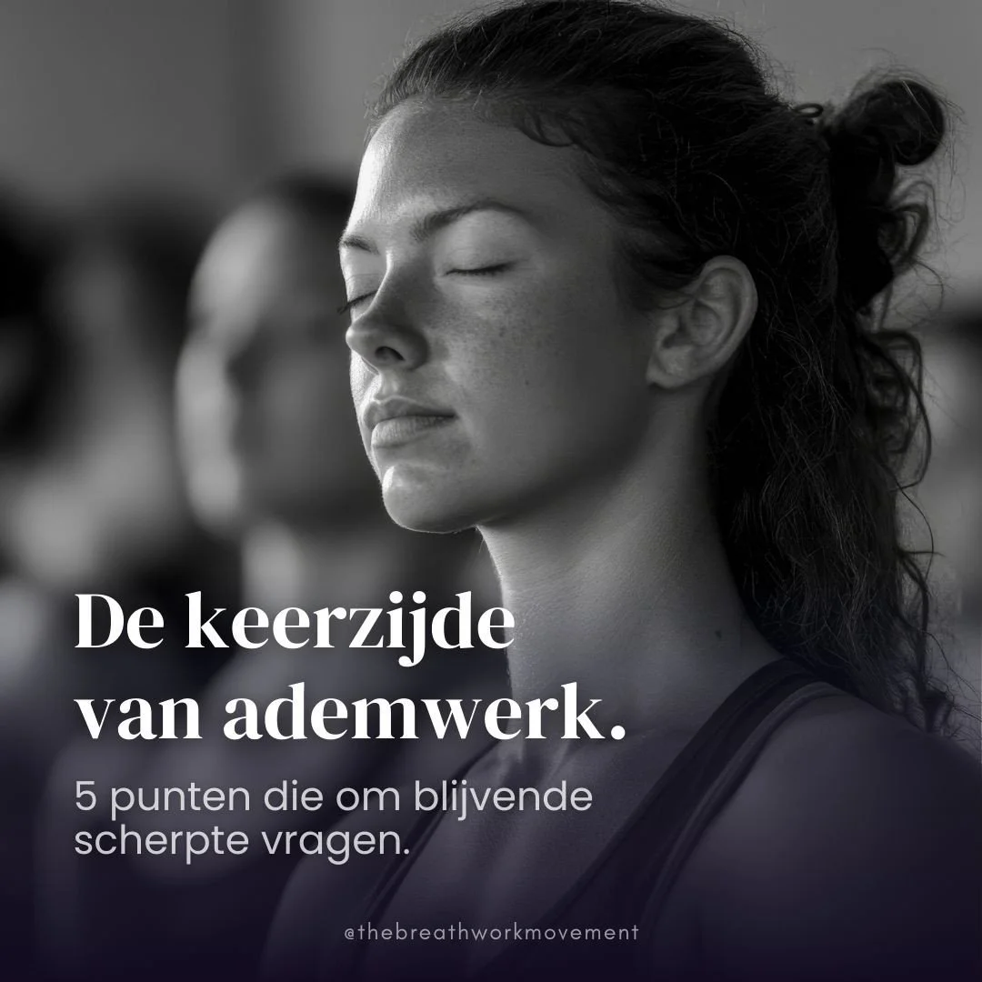 The Breathwork Movement bestaat dit jaar zes jaar. In die zes jaar, en ook daarvoor al, heb ik ademwerk hard zien groeien. En met die groei groeit ook de verantwoordelijkheid van de professionals die ermee werken.⁠
⁠
Ademwerk is volwassen aan het wor