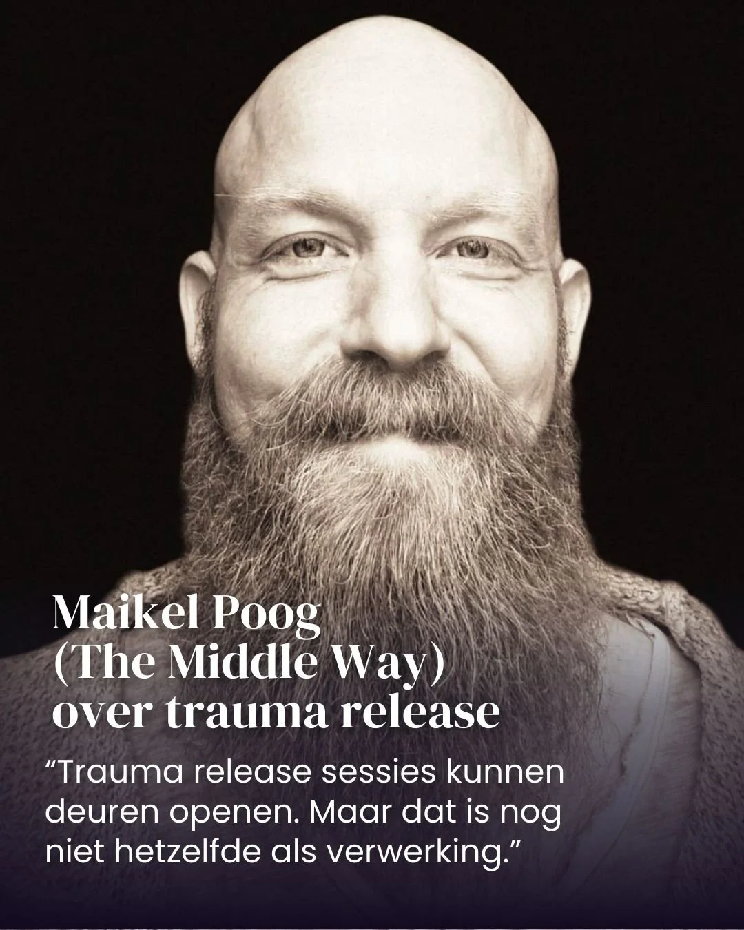 Ademwerk, lichaamswerk, trauma-release technieken: het kan veel openen en in beweging brengen. Emoties komen los, spanning krijgt ruimte, het lichaam begint te spreken.⁠
⁠
Maar wat gebeurt er daarna? ⁠
⁠
Volgens @maikel_poog ligt daar precies een bel