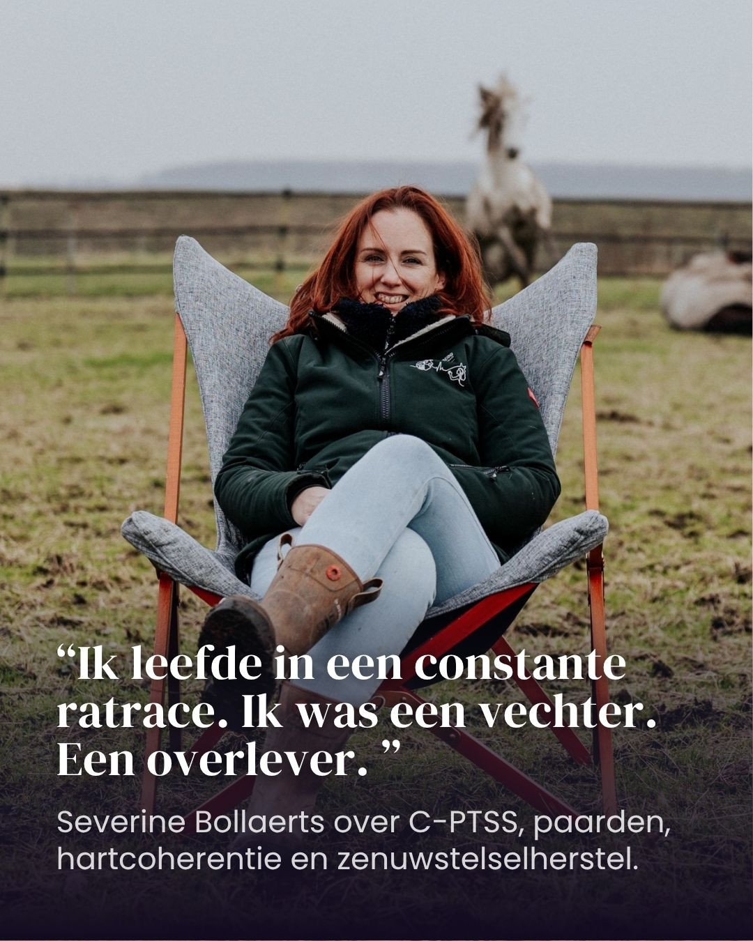 Het is niet vanzelfsprekend of makkelijk om een verhaal als dit te delen. Dank aan Severine Bollaerts (@severine_vivequi) dat ze dit w&eacute;l wilde doen 🙏🏻⁠
⁠
Severine kende een heftige jeugd, wat later in haar leven resulteerde in paniekaanvalle