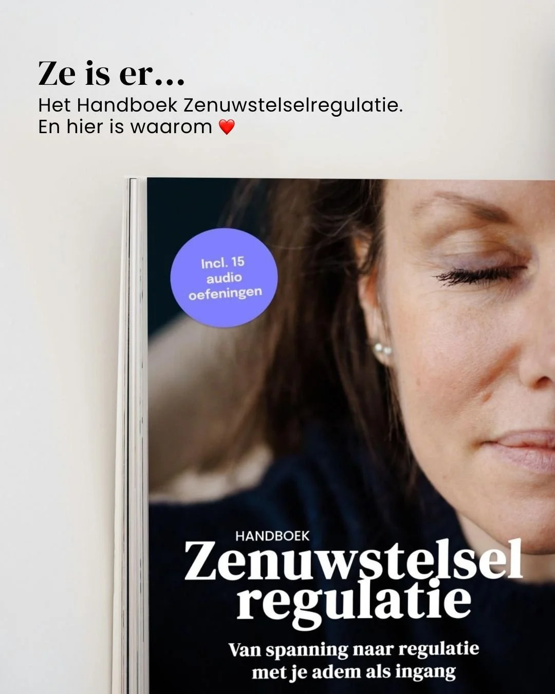 De afgelopen maanden werkte ik in stilte aan iets nieuws. Waarvan ik voelde dat het er moest komen.⁠
⁠
Want je hoort het overal. Zenuwstelselregulatie. Maar wat is het nu echt, en wat niet? En nog belangrijker: hoe d&oacute;e je het?⁠
⁠
Ik heb zelf j