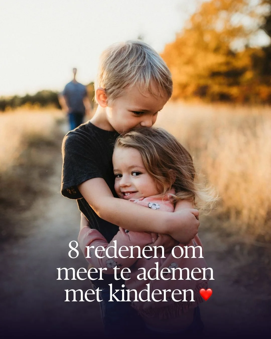 Het is z&oacute; dankbaar om te ademen met kinderen ❤️⁠
⁠
En het mooie is: het hoeft helemaal niet groots te zijn. Geen ingewikkelde oefeningen. Niet lang stilzitten. Juist die kleine, speelse oefeningen kunnen al een groot verschil maken.⁠
⁠
Je geef