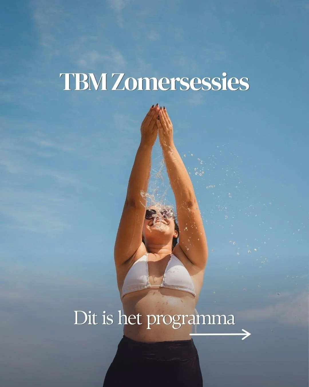 Ik kondigde het gisteren al aan: deze zomer organiseer ik de TBM Zomersessies!⁠
⁠
Vijf vrijdagochtenden. Vijf experts. Vijf verschillende invalshoeken op ademhaling, gezondheid en regulatie.⁠
⁠
Live meekijken is helemaal gratis 😊⁠
⁠
Dit is het progr