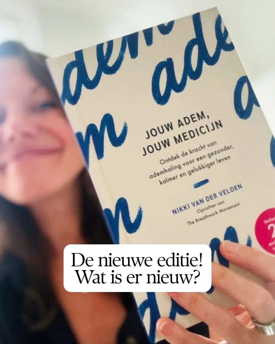 Een boek maak je in principe maar &eacute;&eacute;n keer. Deze heb ik twee keer gemaakt ☺️⁠
⁠
Deze zomer heb ik hier met veel liefde hard aan gewerkt, net zolang tot het helemaal klopte: de nieuwe editie van Jouw adem, jouw medicijn. En hij is nu ver