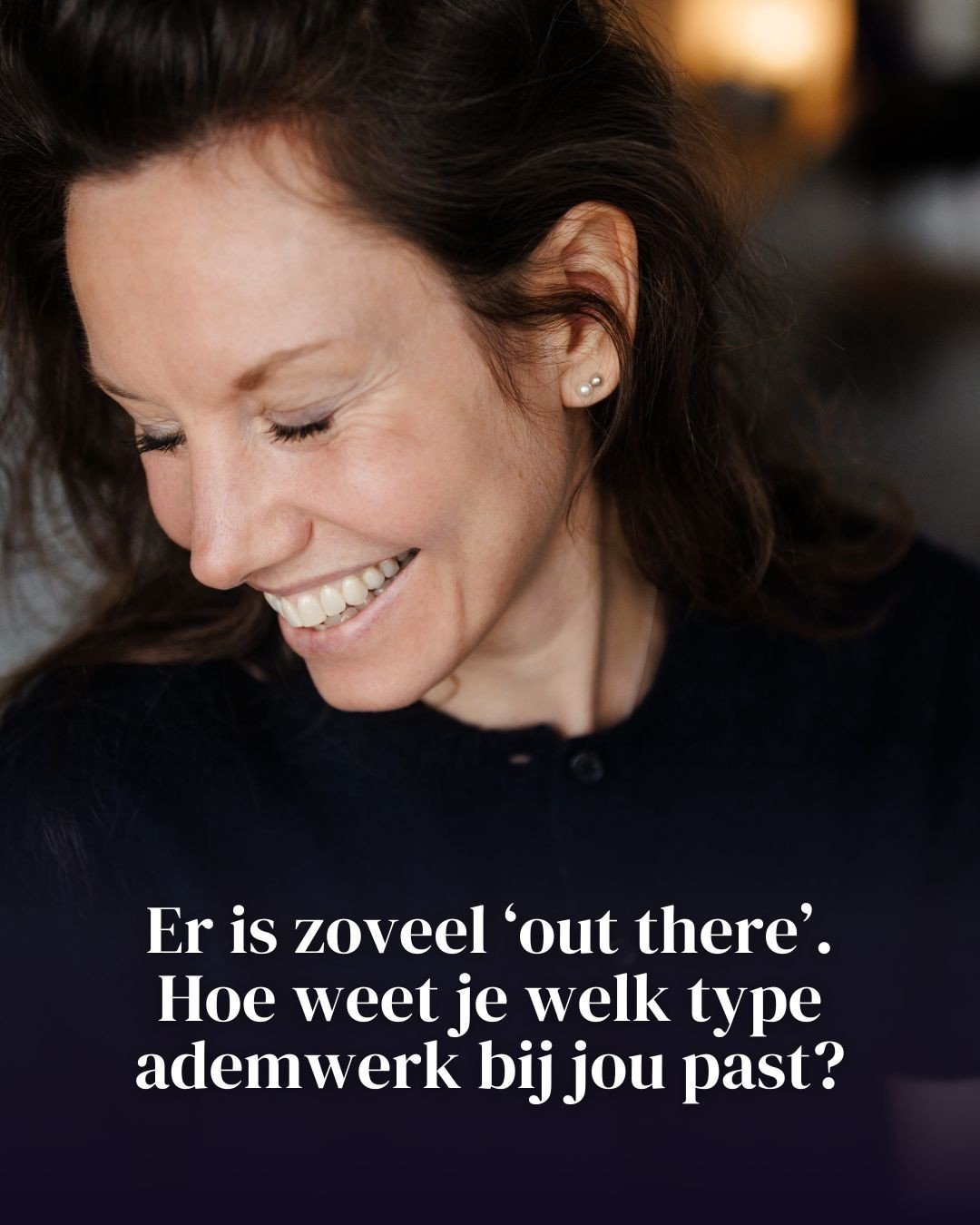 "Welke ademhalingsoefening is het beste?" Die vraag krijg ik regelmatig.⁠
⁠
Het antwoord is simpel: die bestaat niet. Elk mens is anders, en wat je nodig hebt verandert steeds. Wat jou nu diep laat landen, is voor een ander te veel. Of juis