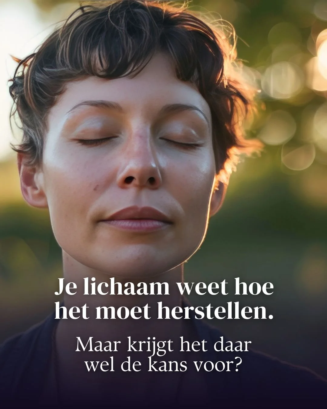 Niets zo fascinerend als ons zelfherstellend vermogen. Je lijf regelt zoveel zelf! Van wondgenezing en celvernieuwing tot herstel na lichamelijke inspanning.⁠
⁠
Maar hoe goed dat vermogen werkt, hangt af van de omstandigheden. Of je veel stress ervaa