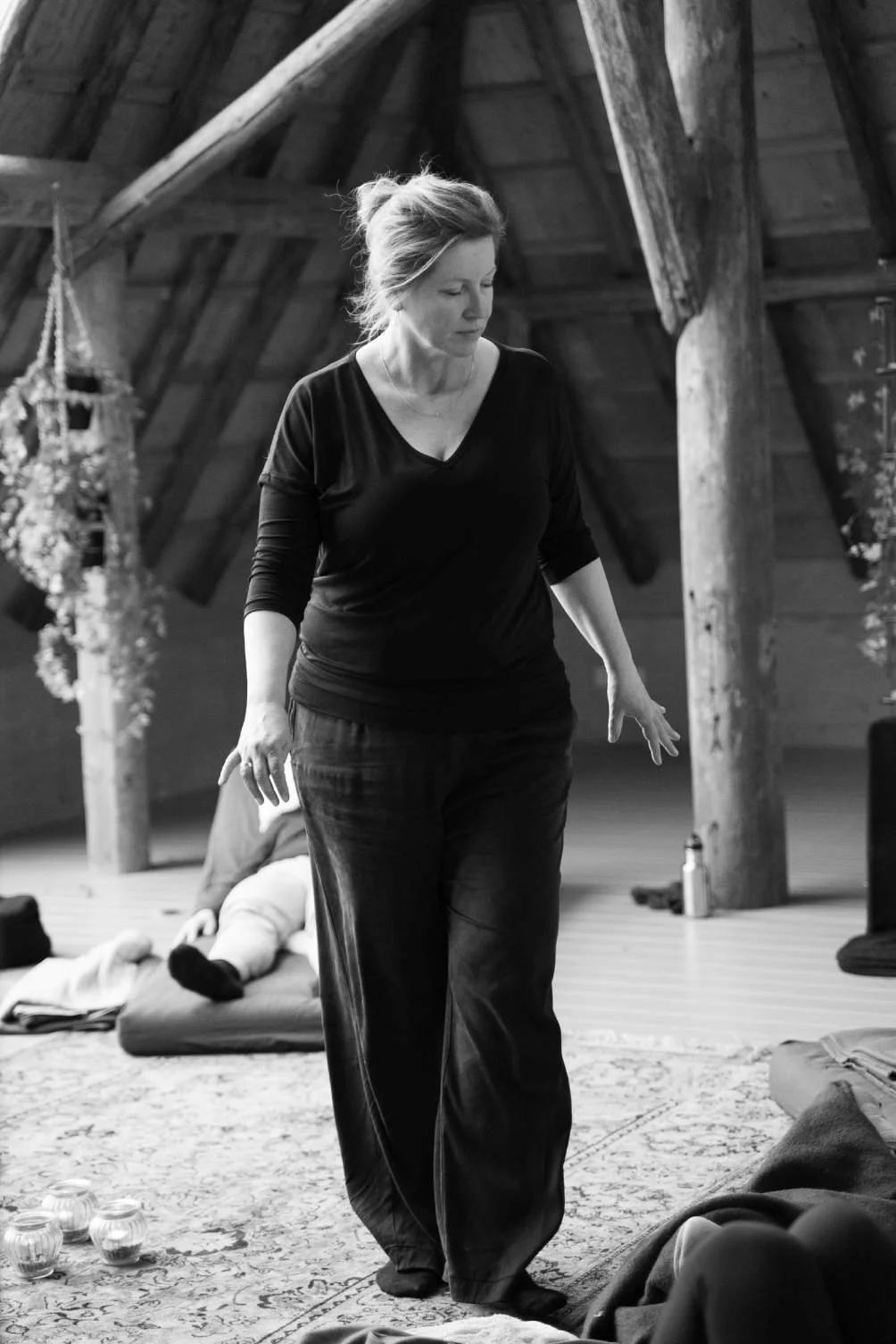 Liselore Poppe. Opleiding tot ademcoach van Mr. Breath.